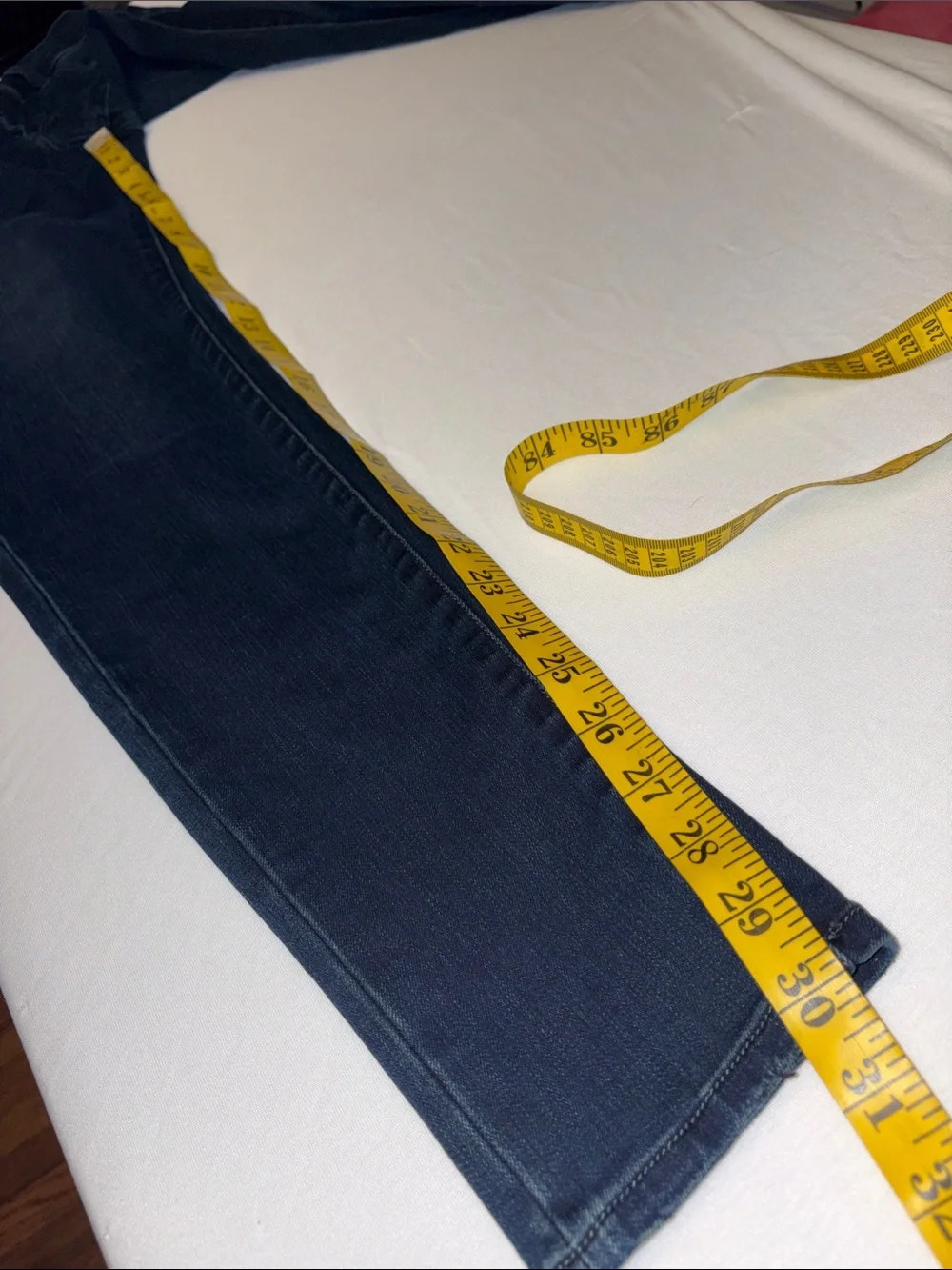 Dear John Metro jegging Jean stretchy skinny fit mid-rise dark wash Size 28